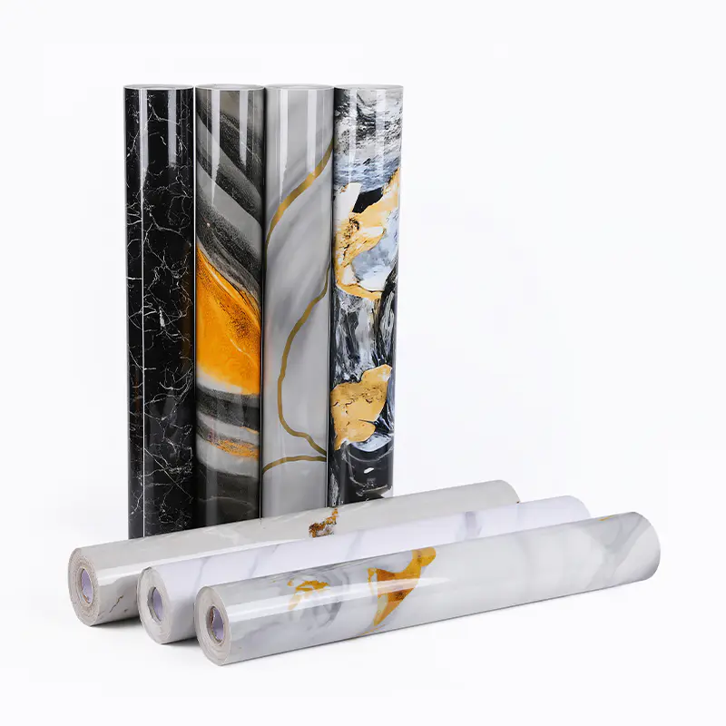 Filem PVC Kalis Letupan Corak Marmar 3D