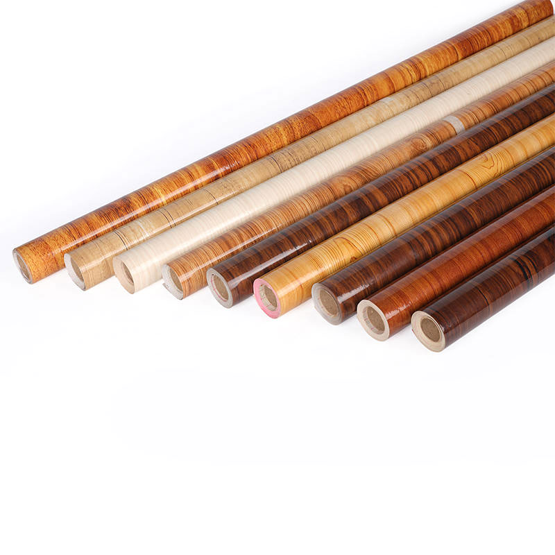 Filem PVC Bijian Kayu Berkilat Tinggi